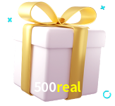 Receba seus bônus de boas-vindas no 500real